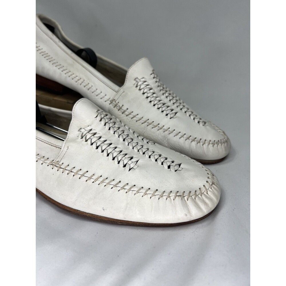 Giorgio Brutini Vintage white Leather shoes size 12, Made in Brazil - Picture 7 of 9